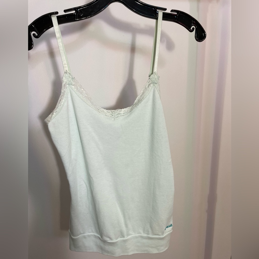 Vintage Y2K Ezekiel cami tank, light mint green size L